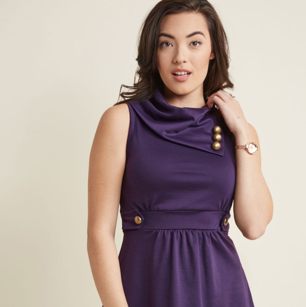 Modcloth Coach Tour A-line Dress